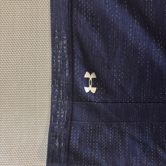 Reversible Navy Under Armour Racerback Tank - Picture 2 of 6